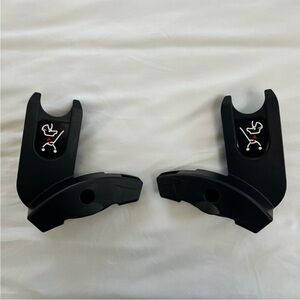 Child Car Seat Adapter Clips - Black